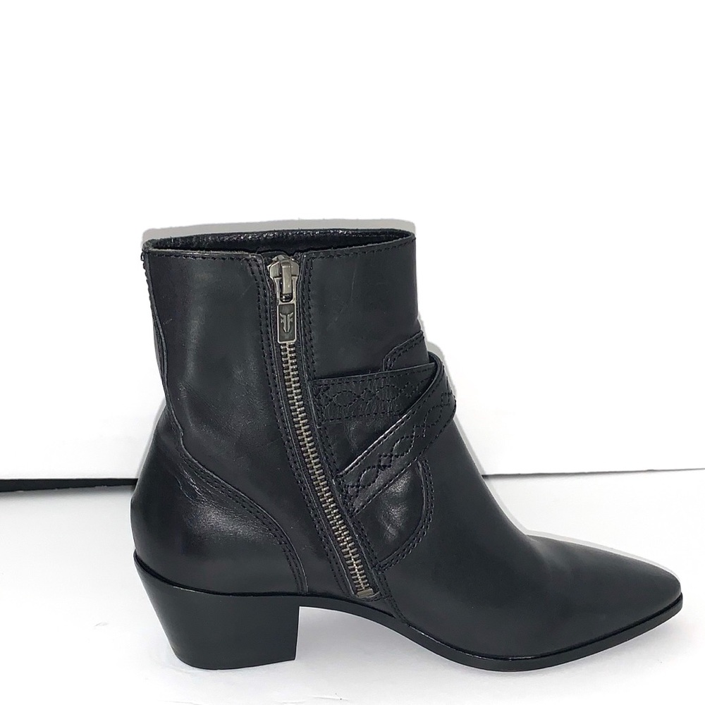 FRYE black leather ankle boots *New* - Picture 8 of 8